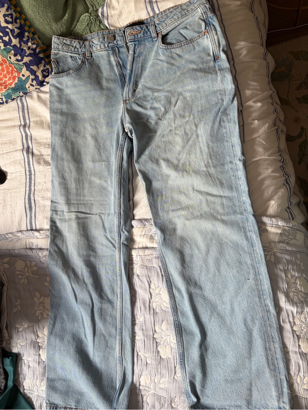 Zara light wash jeans